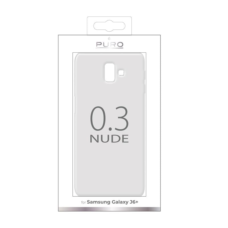 PURO 0.3 Nude - Case for Samsung Galaxy J6 + (clear)