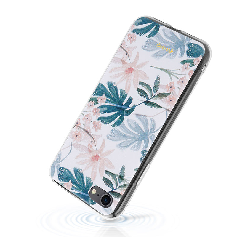 Crong Flower Case – Hülle für iPhone SE 2020 / 8 / 7 (Muster 01)