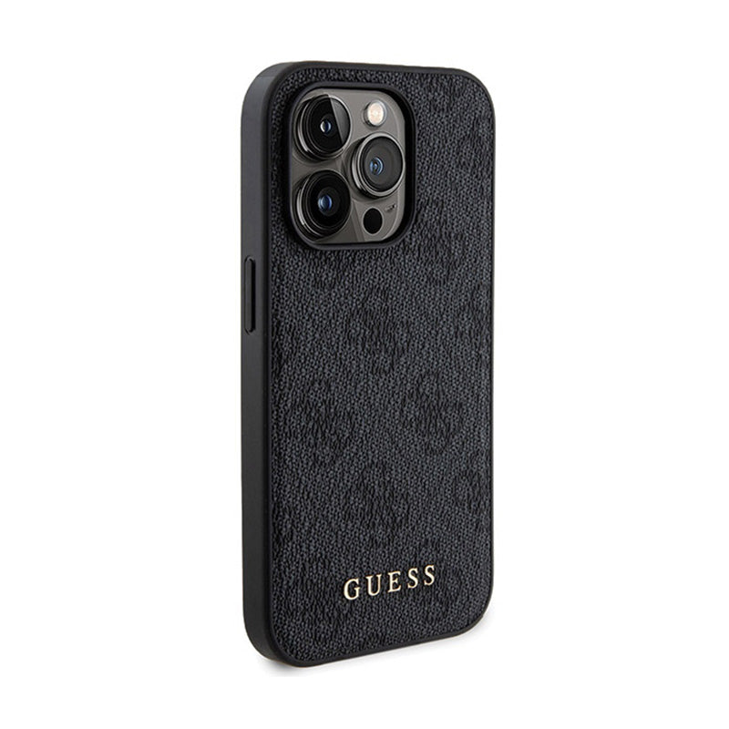 Guess Bundle Pack MagSafe 4G Metal Gold Logo - Case set + Power Bank 5000mAh MagSafe iPhone 13 Pro (black)