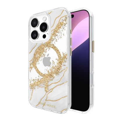 Case-Mate Karat MagSafe - Hülle für iPhone 16 Pro (Granit)