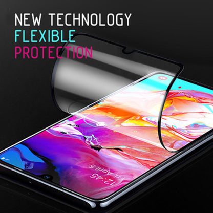 Crong 7D Nano Flexible Glass – Hybrid-Displayschutz mit vollständiger Abdeckung 9H Samsung Galaxy A80 / A90