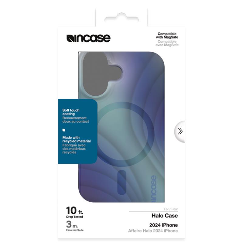 Incase Halo Case MagSafe - Hoesje iPhone 16 (Tidal Ocean)