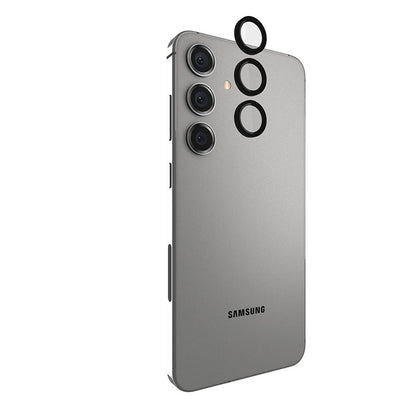 Case-Mate Aluminium Ring Lens Protector – Schutzglas für das Kameraobjektiv des Samsung Galaxy S24+ (Schwarz)