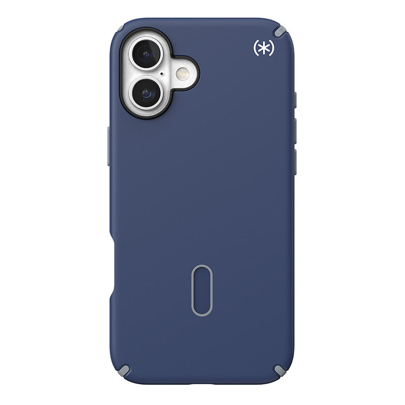 Speck Presidio2 Pro ClickLock &amp; MagSafe - Hoesje voor iPhone 16 Plus (Coastal Blue / Dust Grey / Wit)