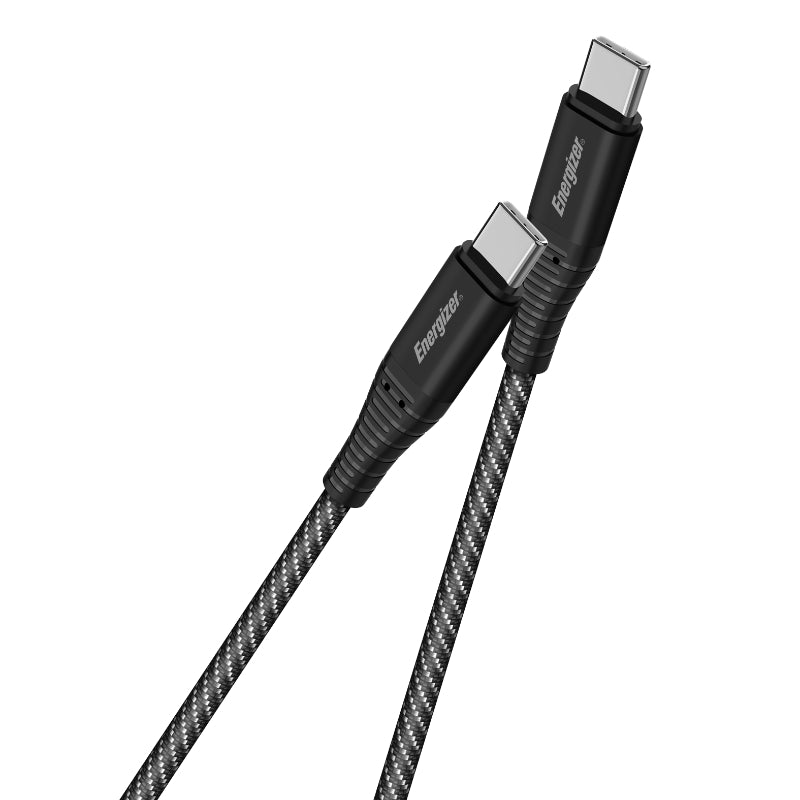 Energizer Ultimate – USB-C auf USB-C 100 W Verbindungskabel 2 m (schwarz)