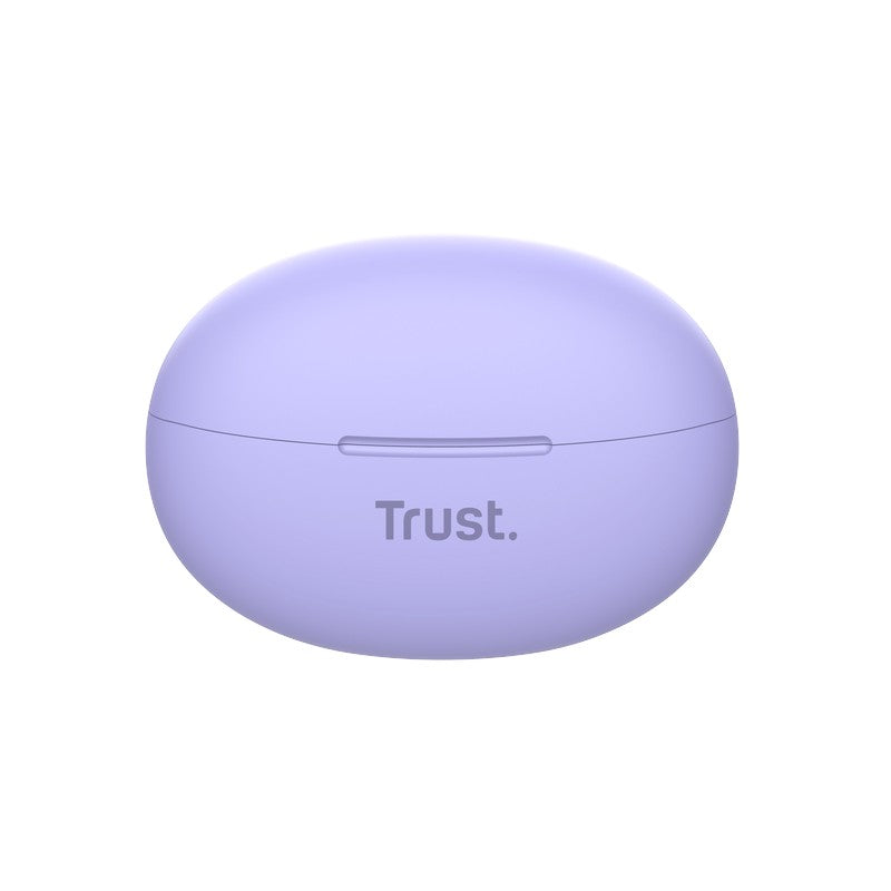 Trust Yavi - Wireless Earbuds Bluetooth TWS with Charging Case & ENC (Purple)