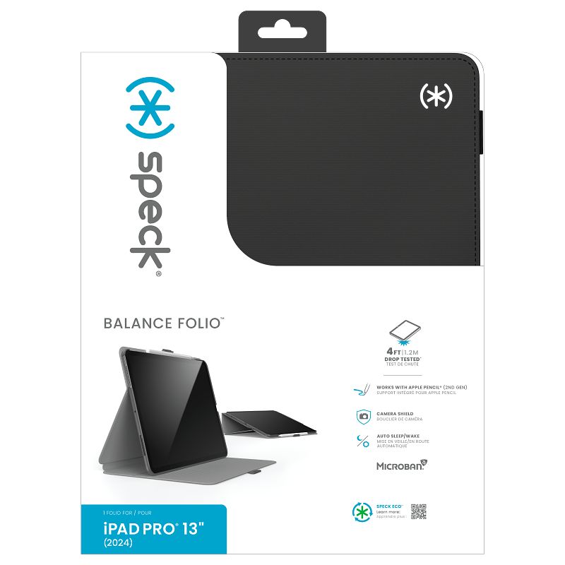 Speck Balance Folio - Hoes voor iPad Pro 13" M4 (2024) (Zwart)