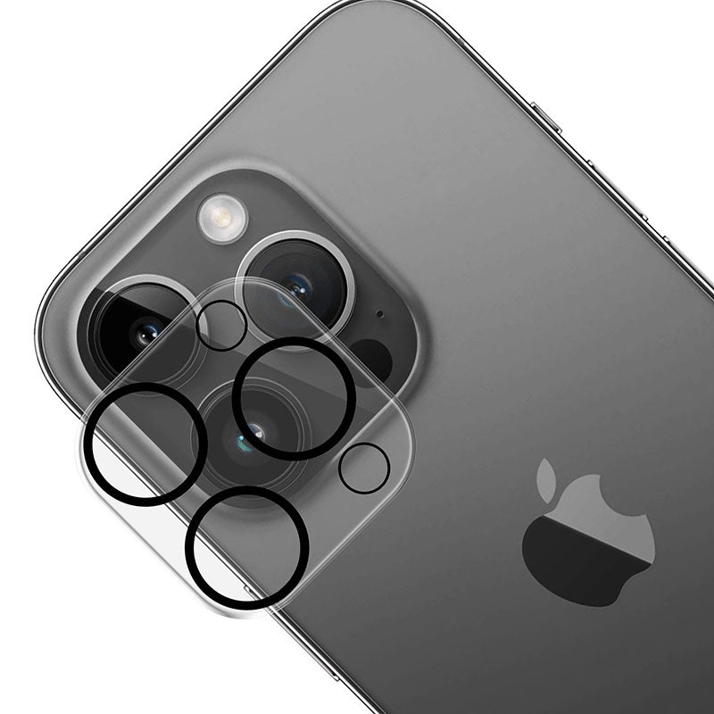 3mk Lens Pro Full Cover - Cameralensglas voor iPhone 15 Pro / 15 Pro Max