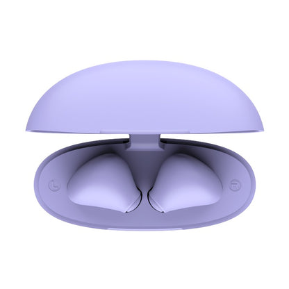 Trust Yavi – Kabellose Ohrhörer Bluetooth TWS mit Ladeetui und ENC (Lila)