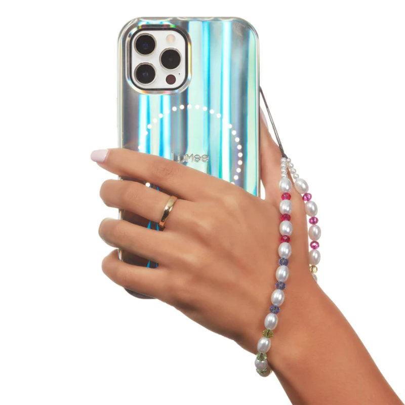 Case-Mate Universal Beaded Phone Wristlet - Universal phone lanyard (Jelly Bean Pearl)