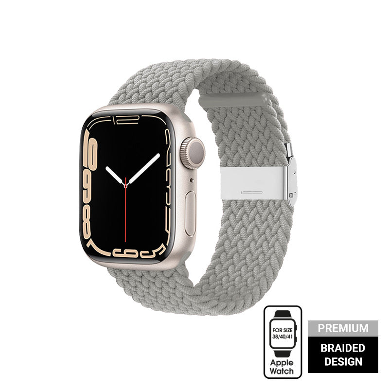 Crong Wave Band for Apple Watch 38/40/41mm (Light Grey)