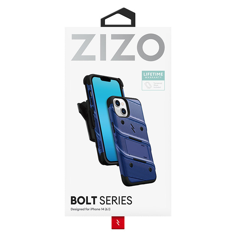 ZIZO BOLT Serie – Hülle für iPhone 14 (Blau)