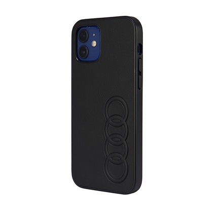 Audi Kunstleder - Hülle für iPhone 11 Pro (Schwarz)