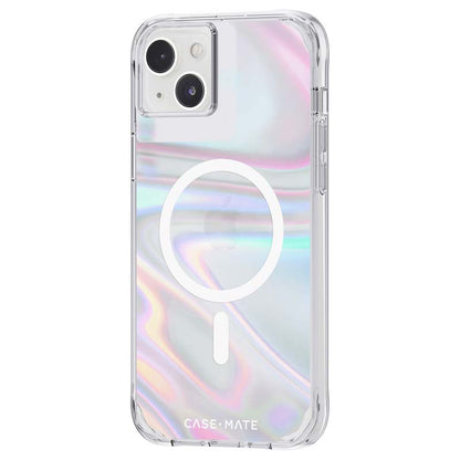 Case-Mate Soap Bubble MagSafe - Hülle für iPhone 14 Plus (Irisierend)