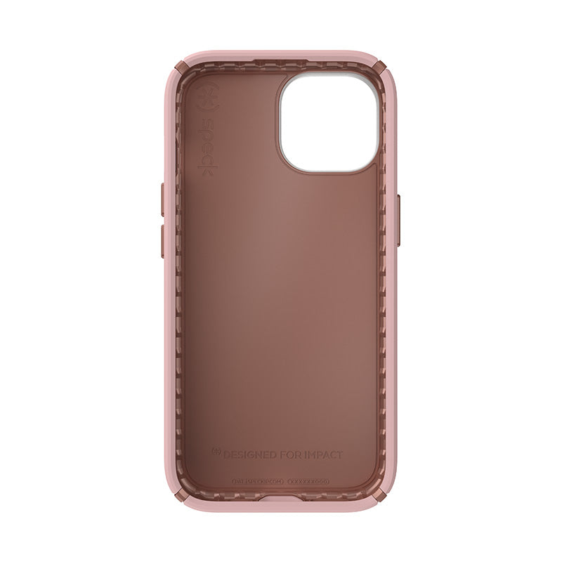 Speck Presidio2 Pro - Case for iPhone 15 / iPhone 14 / iPhone 13 (Dahlia Pink / Rose Copper / White)