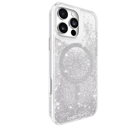 Case-Mate Waterfall MagSafe - Hülle für iPhone 16 Pro Max (Silber)