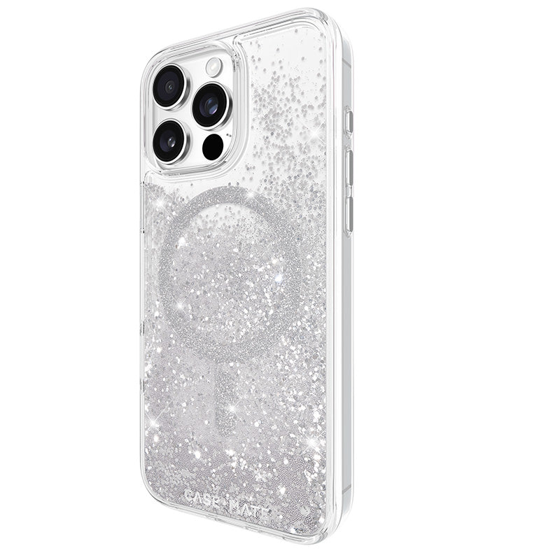 Case-Mate Waterfall MagSafe - Hoesje voor iPhone 16 Pro Max (Zilver)