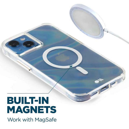 Case-Mate Soap Bubble MagSafe - Hülle für iPhone 14 Plus (Irisierend)