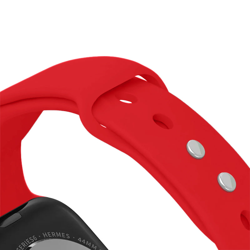 Crong Liquid Band voor Apple Watch 42/44/45/49 mm (rood)