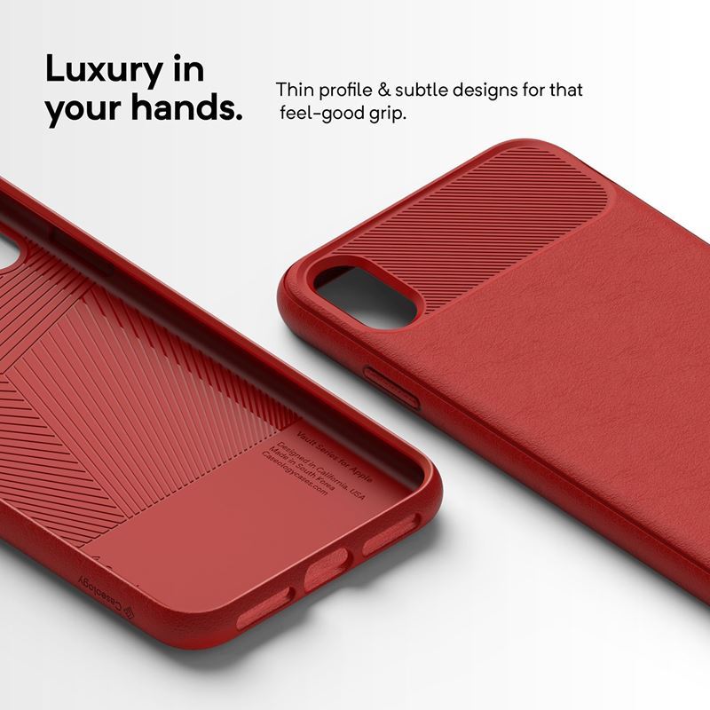 Caseology Vault Case for iPhone Xs Max (Red)