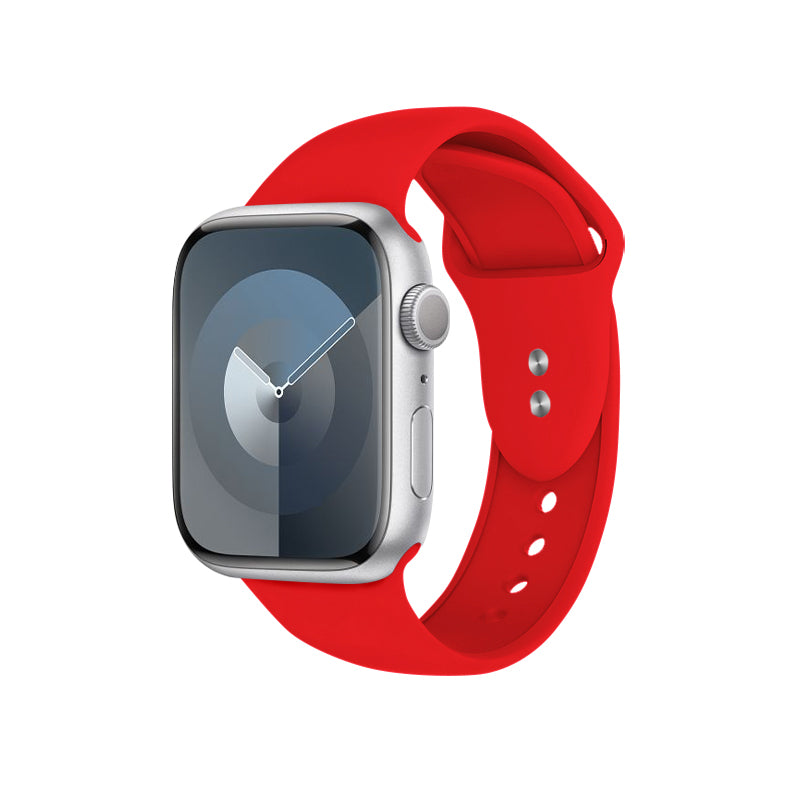 Crong Liquid Band voor Apple Watch 42/44/45/49 mm (rood)