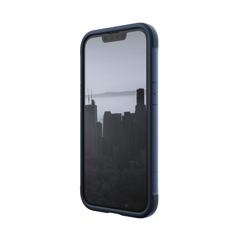 X-Doria Raptic Shield - aluminium hoesje voor iPhone 14 (valtest 3m) (marineblauw)