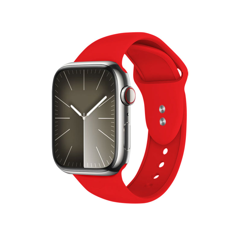 Crong Liquid Band voor Apple Watch 42/44/45/49 mm (rood)