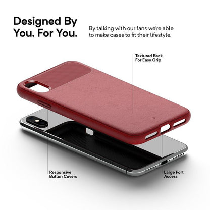 Caseology Vault Case für iPhone Xs Max (Rot)