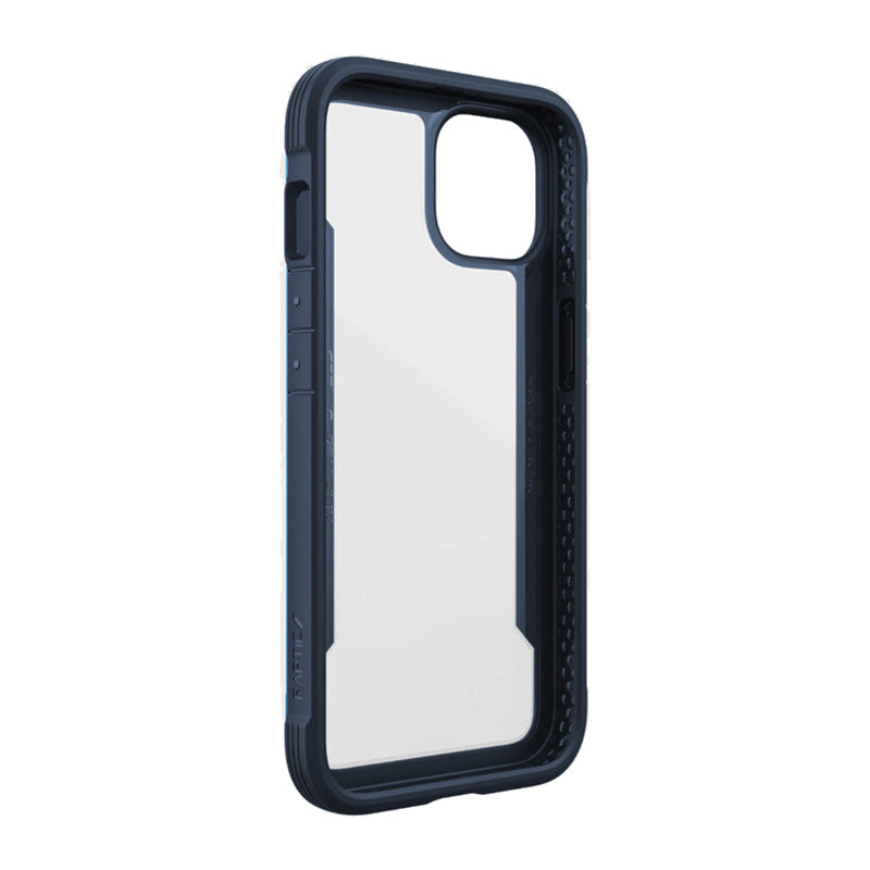 X-Doria Raptic Shield - aluminium hoesje voor iPhone 14 (valtest 3m) (marineblauw)