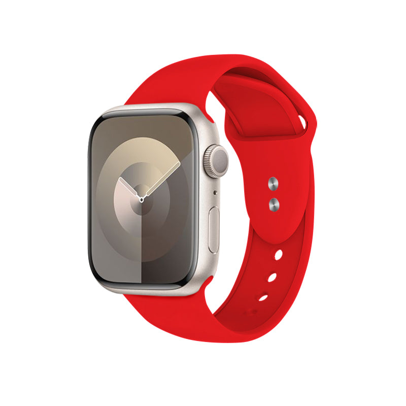 Crong Liquid Band voor Apple Watch 42/44/45/49 mm (rood)