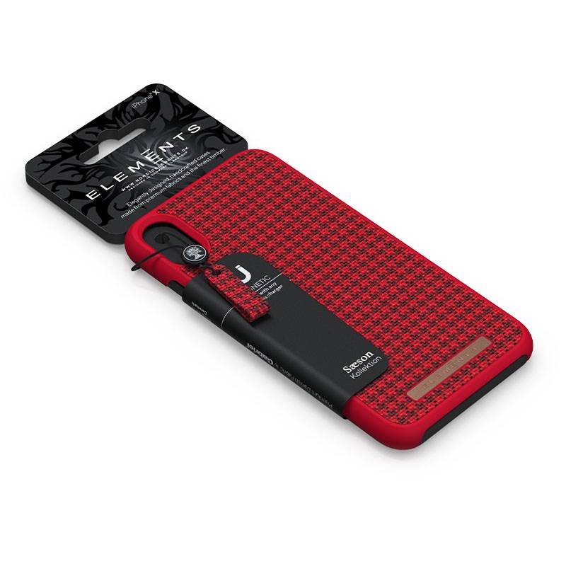 Nordic Elements Saeson Idun - Case for iPhone Xs / X (Red)