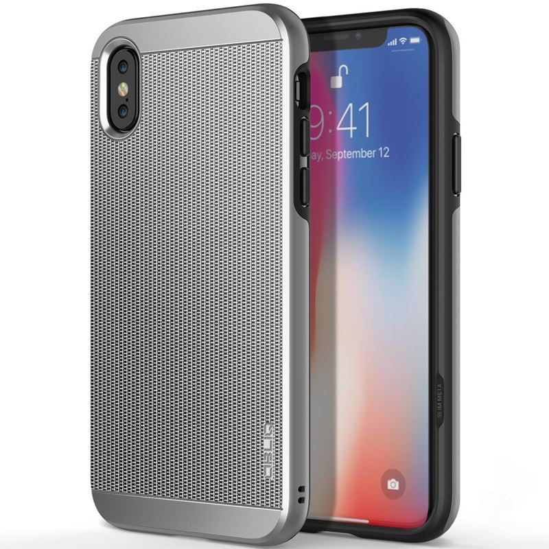 Obliq Slim Meta - Case for iPhone Xs / X (Satin Silver)