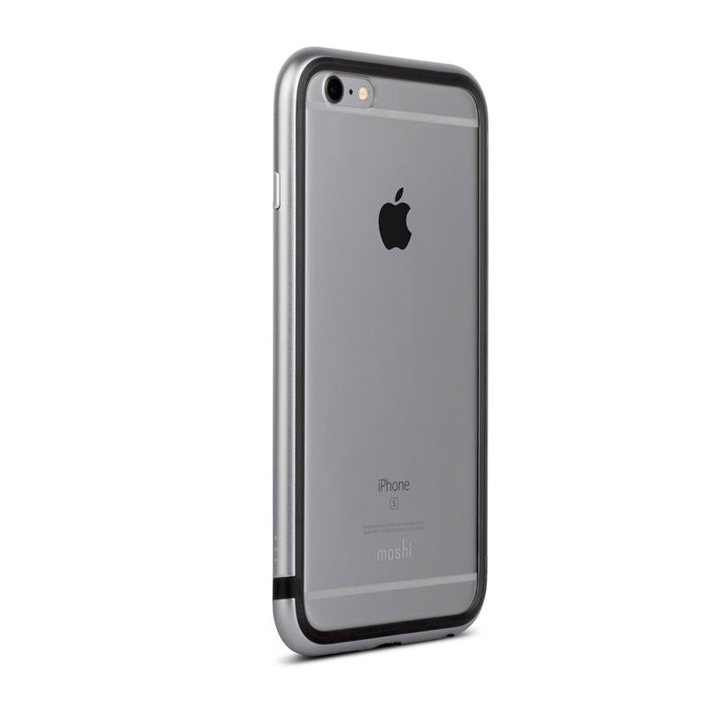 Moshi iGlaze Luxe - Metalen bumperhoesje voor iPhone 6s Plus / iPhone 6 Plus (titaniumgrijs)