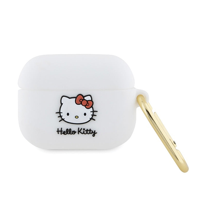 Hello Kitty Silikon 3D Kitty Head - Hülle für AirPods Pro (weiß)