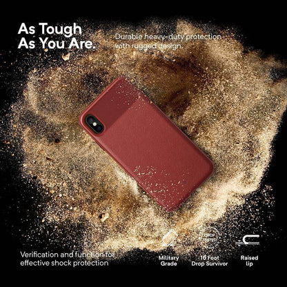 Caseology Vault Case für iPhone Xs Max (Rot)