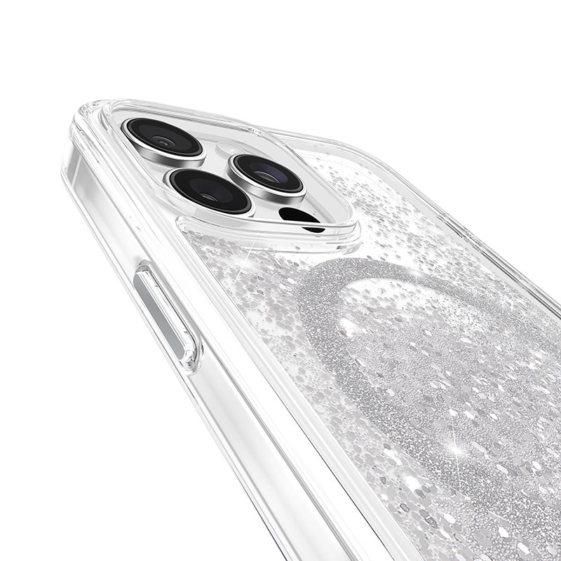 Case-Mate Waterfall MagSafe - Hoesje voor iPhone 16 Pro Max (Zilver)