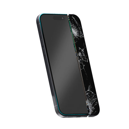 Crong 7D Nano Flexible Glass – Hybrid-Displayschutzfolie mit vollständiger Abdeckung 9H iPhone 14/13/13 Pro
