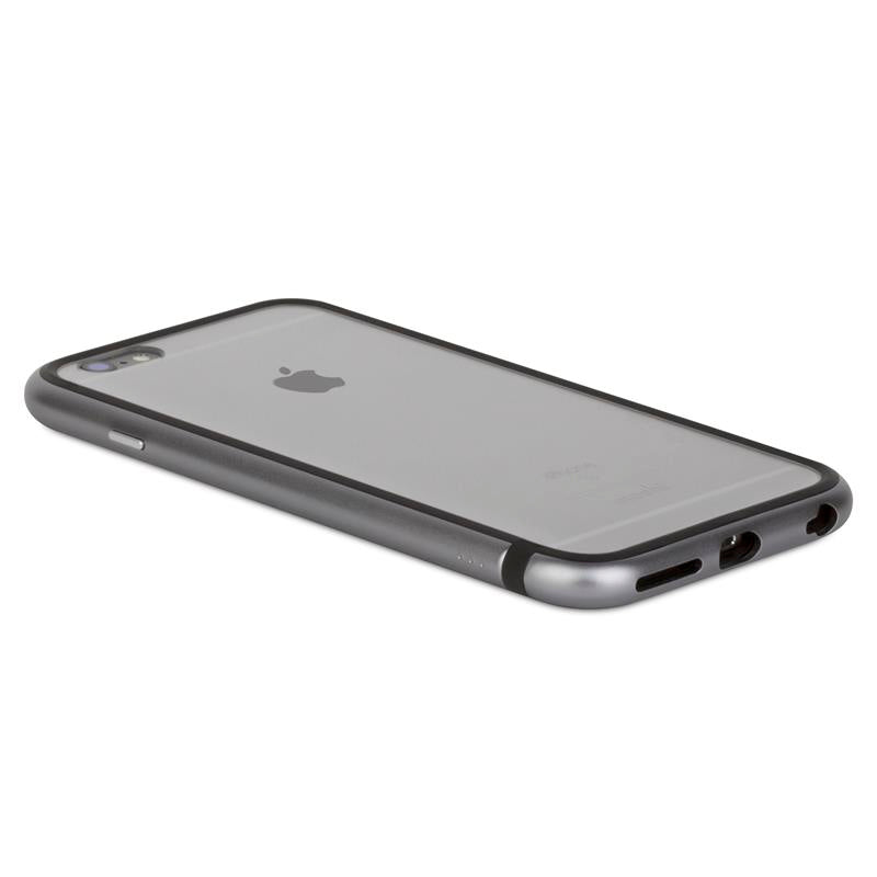 Moshi iGlaze Luxe - Metalen bumperhoesje voor iPhone 6s Plus / iPhone 6 Plus (titaniumgrijs)