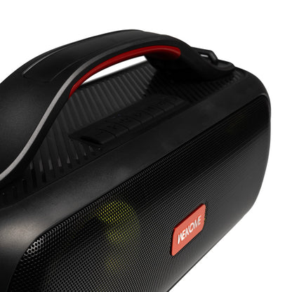 WEKOME D38 Yinla Series - V5.0 30W RGB LED Portable Wireless Bluetooth Speaker (Black)