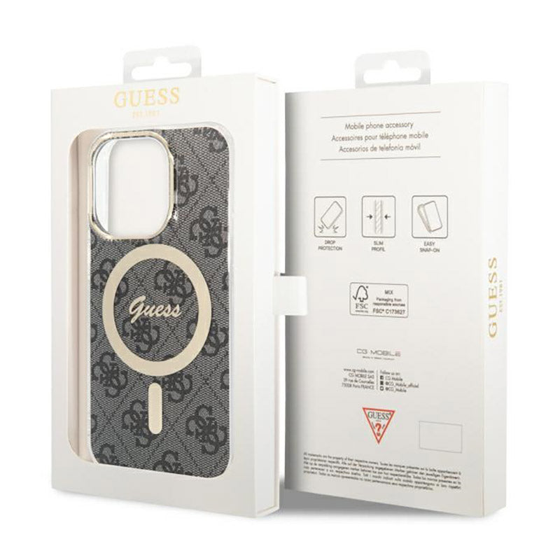 Guess 4G MagSafe - Case for iPhone 13 Pro (Black)