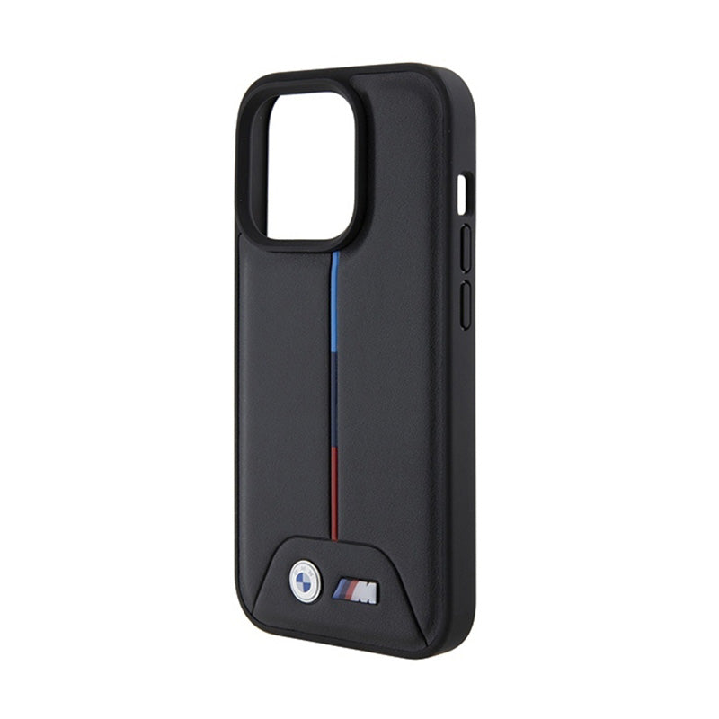 BMW Quilted Tricolor - Case for iPhone 15 Pro Max (Black)