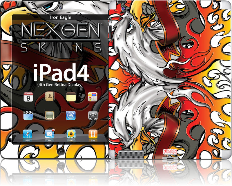 Nexgen-Skins mit 3D-Effekt für iPad 2/3/4 (Iron Eagle 3D)