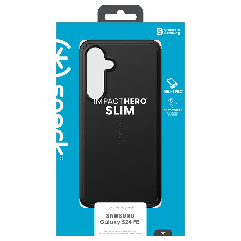 Speck ImpactHero Slim - Case for Samsung Galaxy S24 FE (Black)