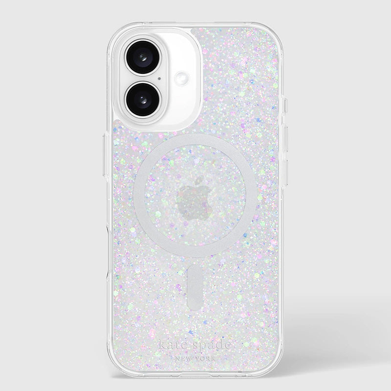 Kate Spade New York Protective MagSafe - Hoesje voor iPhone 16 (Dikke Glitter)