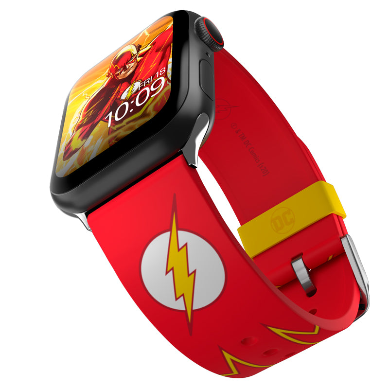 DC Comics - Band voor Apple Watch 38/40/41/42/44/45/49 mm (The Flash Tactical)