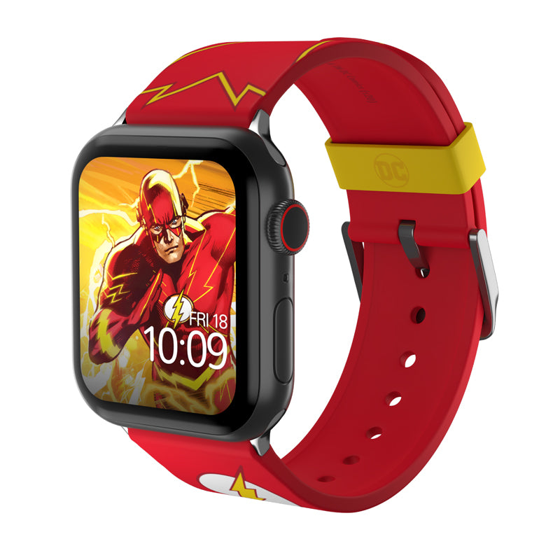 DC Comics - Band voor Apple Watch 38/40/41/42/44/45/49 mm (The Flash Tactical)