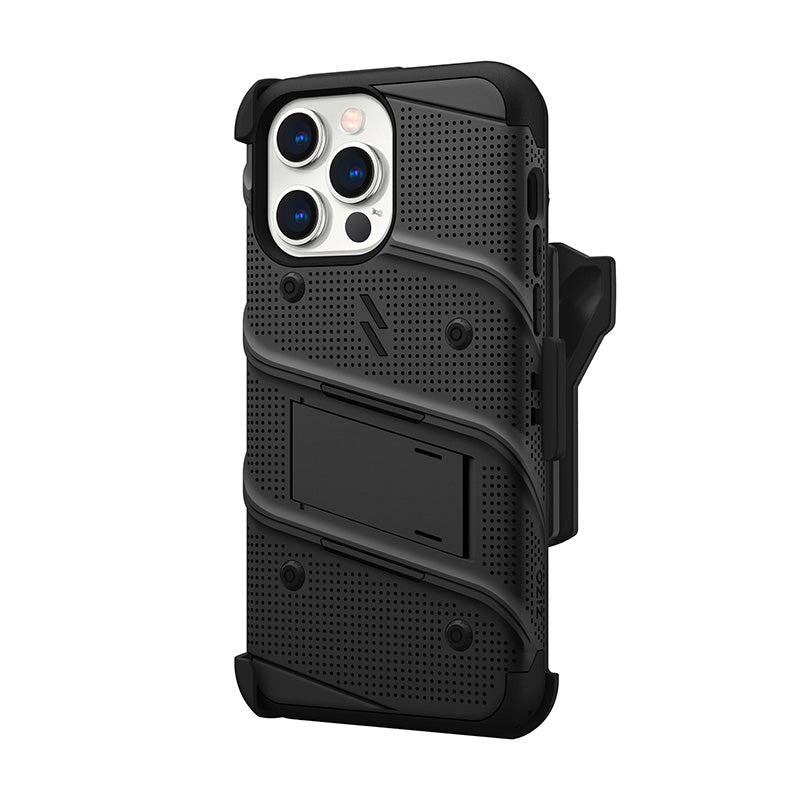 ZIZO BOLT Serie – Hülle für iPhone 14 Pro Max (Schwarz)