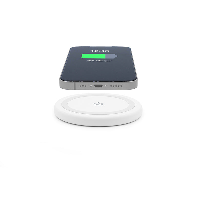 PURO Wireless Charging Station QI - Qi induktives kabelloses Ladegerät (weiß)