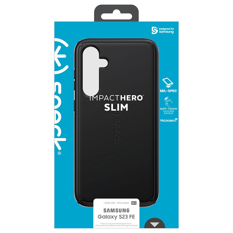 Speck ImpactHero Slim - Case for Samsung Galaxy S23 FE (Black)