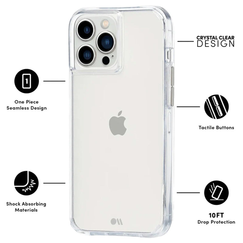 Case-Mate Tough Clear - Hülle für iPhone 13 Pro Max (Transparent)